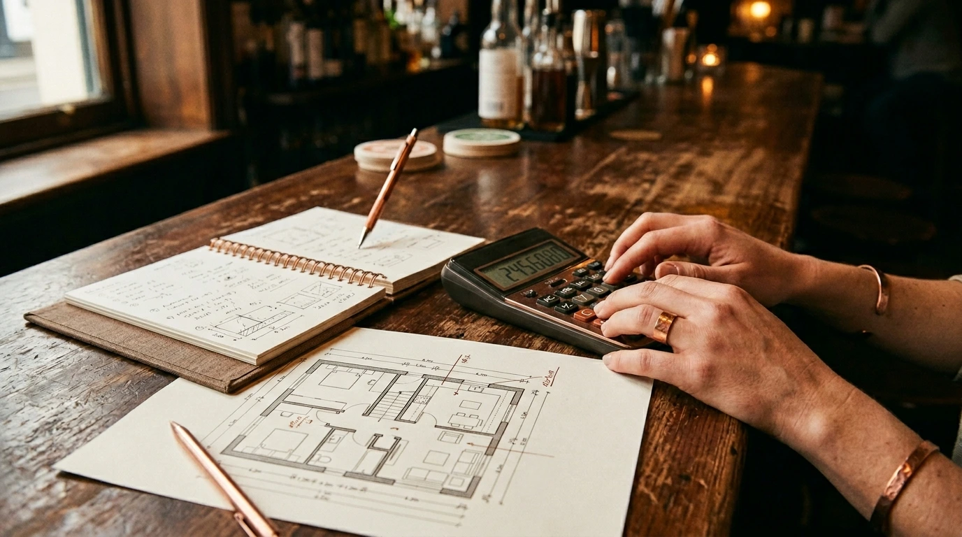 Chiffrage du budget d'ouverture d'un restaurant