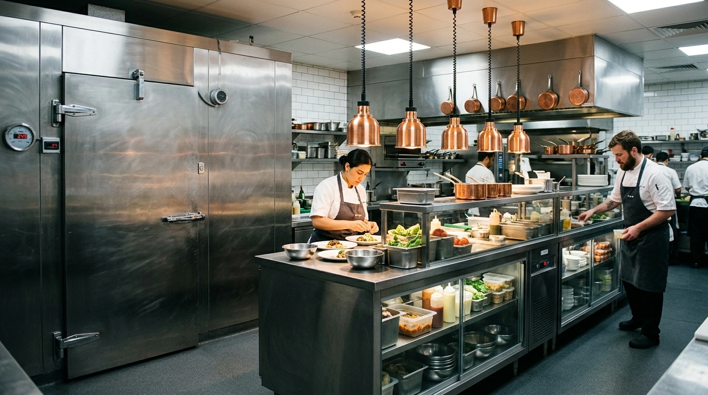 Froid commercial et chambre froide en cuisine pro