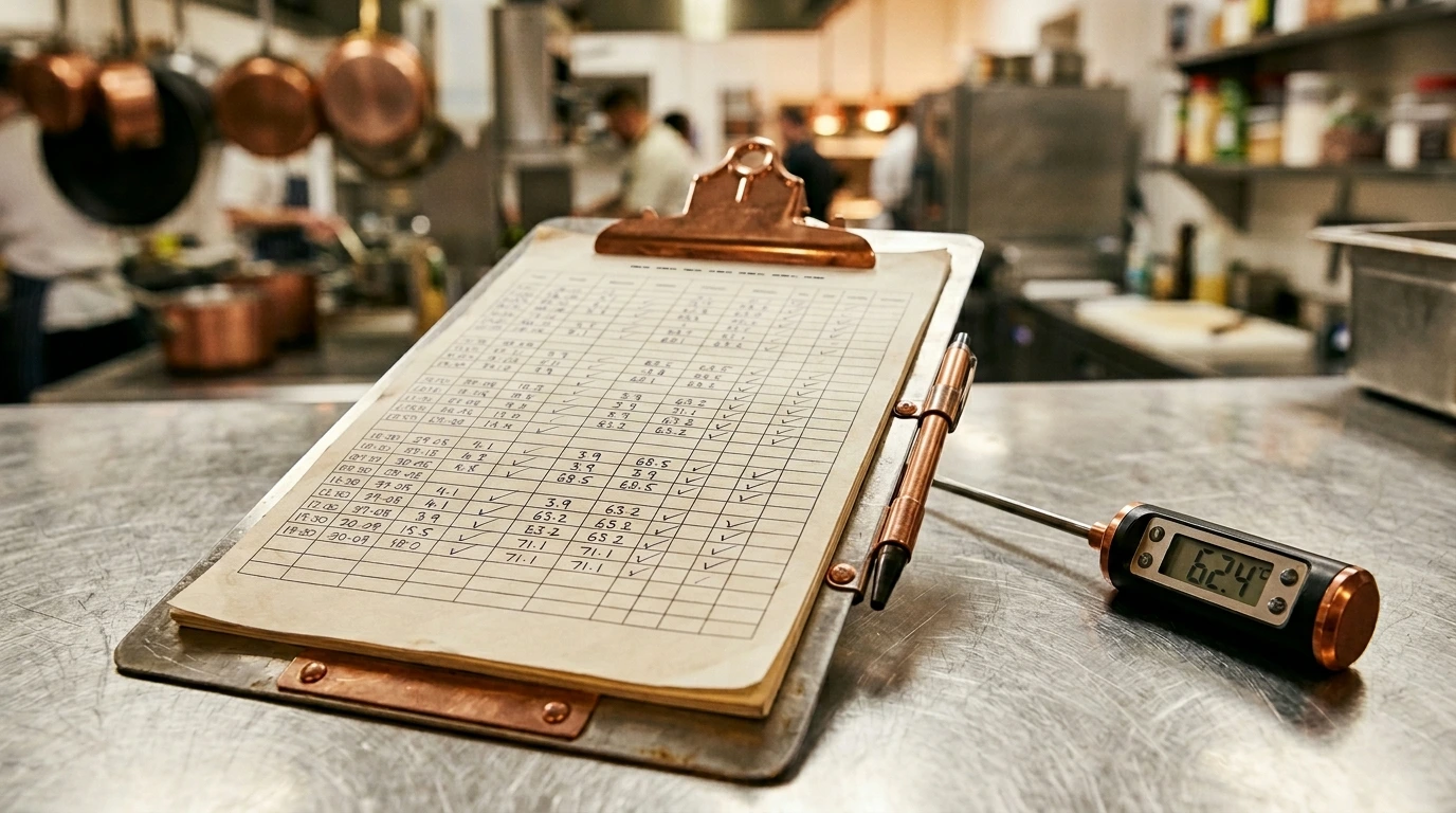 Relevés HACCP et traçabilité en cuisine