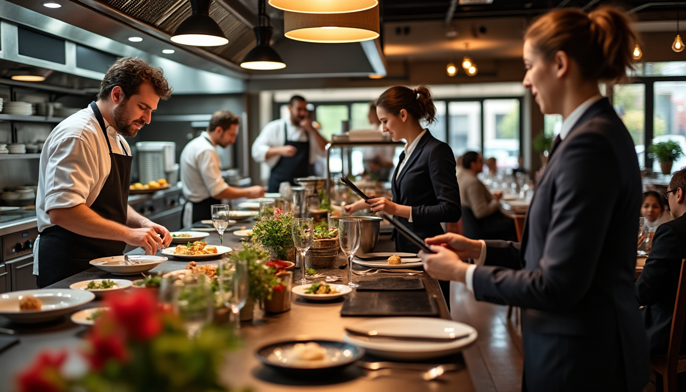 découvrez comment organiser efficacement un service en brigade cuisine et rang de salle pour assurer un déroulement optimal et une coordination parfaite entre les équipes.