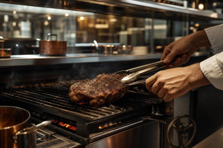 Braise : Stéphane Manigold transmet les secrets de sa cuisine au jeune talent Sylvain Courivaud dans son nouveau restaurant