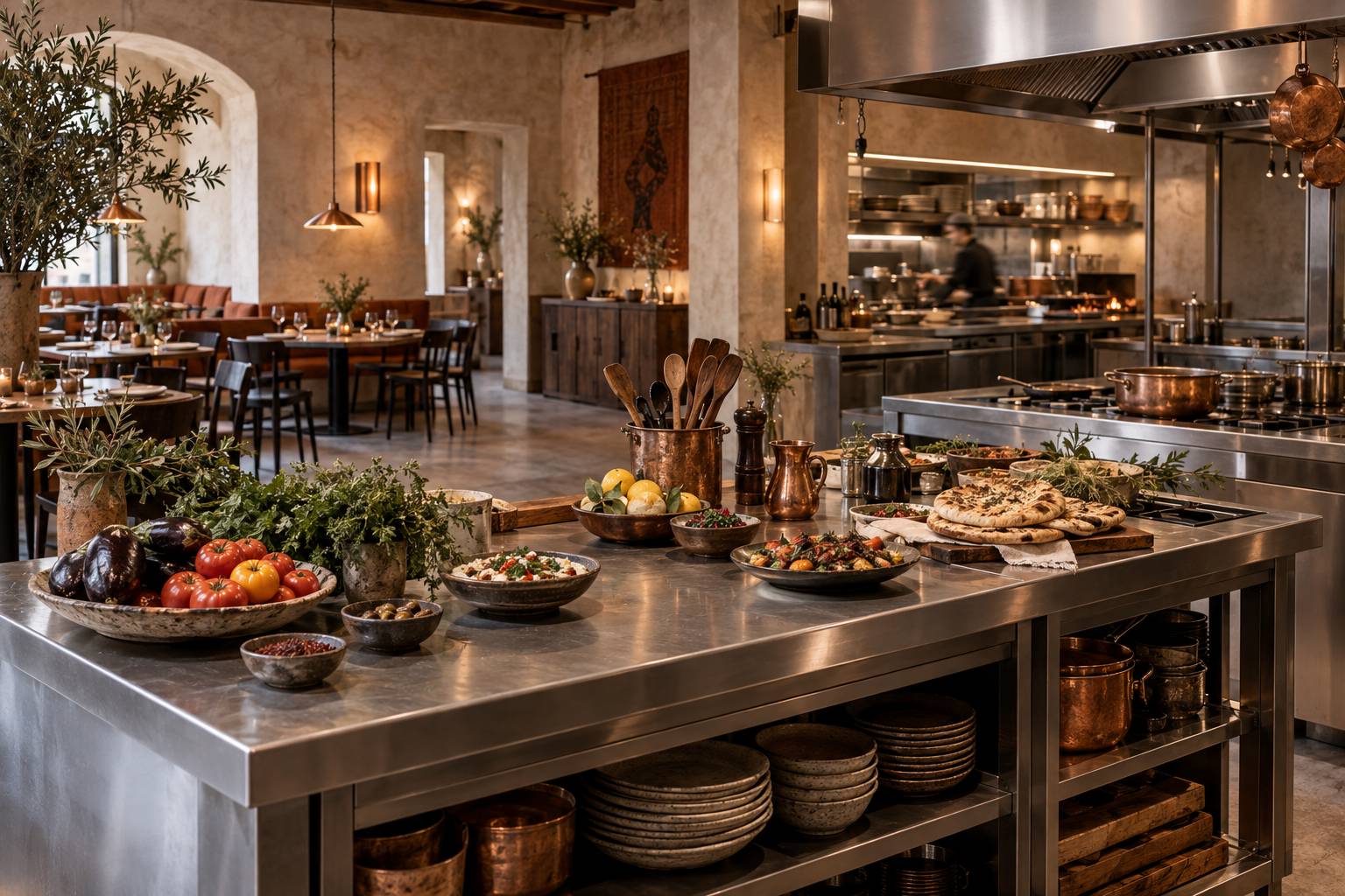 Illustration éditoriale du sujet : IBRIK Kitchen à Paris : Découvrez un voyage culinaire inédit entre Balkans et Méditerranée Orientale